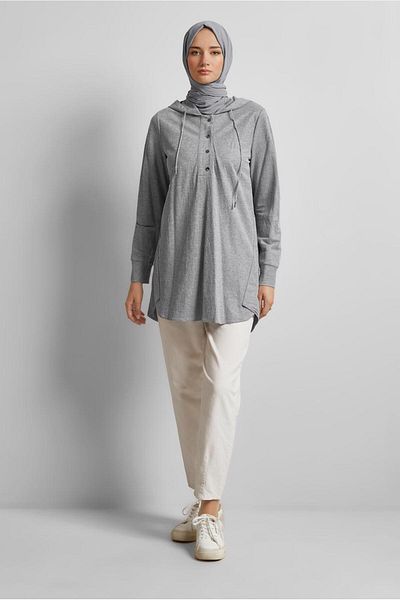 Alvina Hooded Tracksuit Tunic 45742
