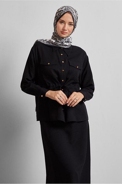 Alvina Waist Tightened Skirt Suit 45752