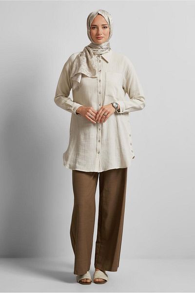 Alvina Cotton Muslin Tunic 45654