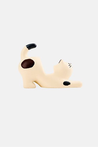 Muy Mucho Cat Smartphone Holder, Beige