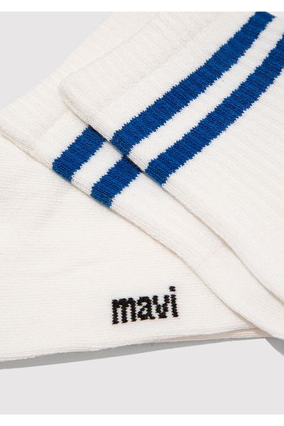 Mavi White Socket Socks 0911594-20844