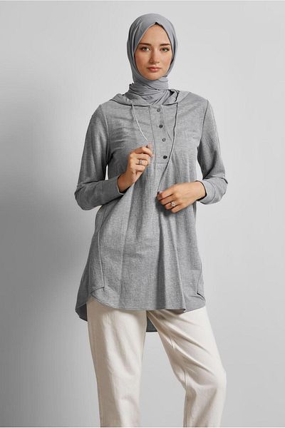 Alvina Hooded Tracksuit Tunic 45742