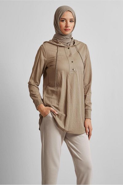 Alvina Hooded Tracksuit Tunic 45742