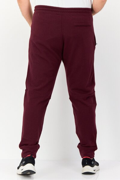 AMERICAN EAGLE Men Regular Fit Solid Jogger Pants, Aubergine
