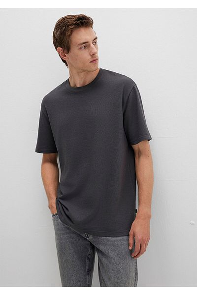 Mavi Anthracite Basic T-Shirt Loose Fit / Loose Relaxed Fit 0612823-80106