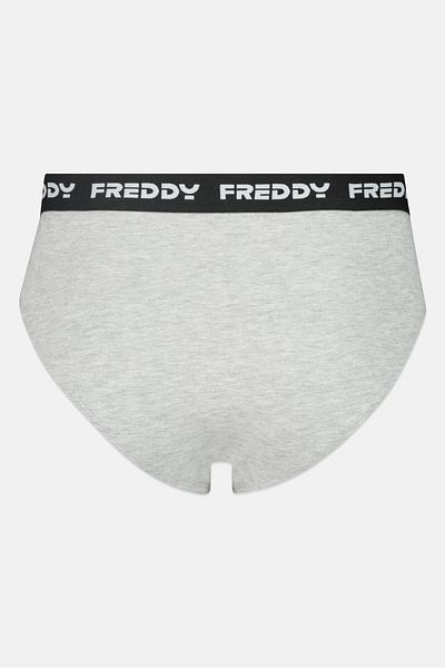 FREDDY Men Brand Logo Brief, Grey