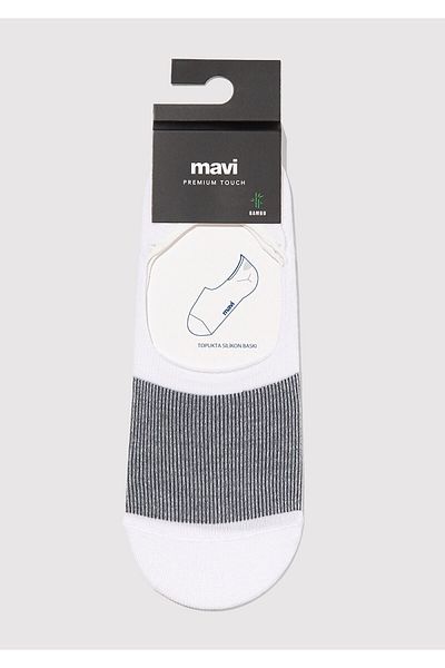 Mavi Λευκές κάλτσες μπαλαρίνας 0911399-620