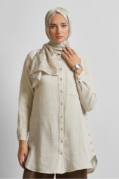 Alvina Cotton Muslin Tunic 45654