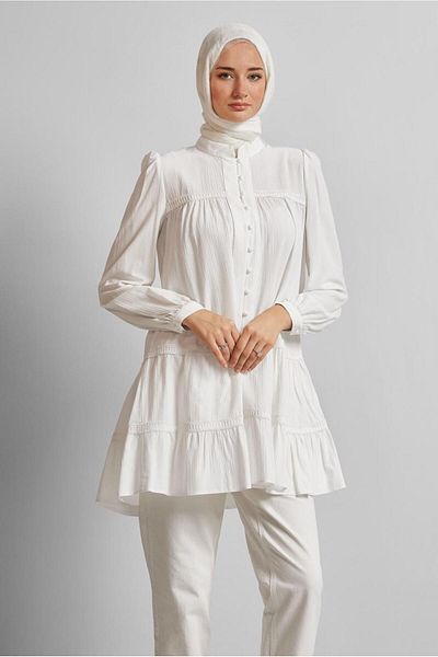 Alvina Flange Detailled Tunic 45493