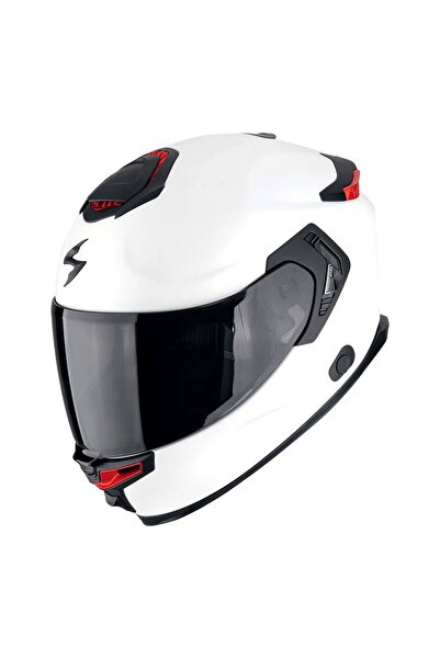 Scorpion Apex EXO-GT SP Carbon Matrix Air Kapalı Motosiklet Kaskı Mat İnci Beyazı