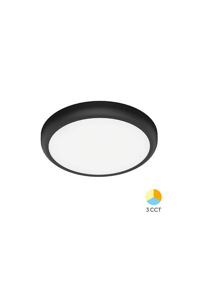 Braytron SPOT LED ROTUND PT 20W 2000lm 3in1 NEGRU F:225MM IP40