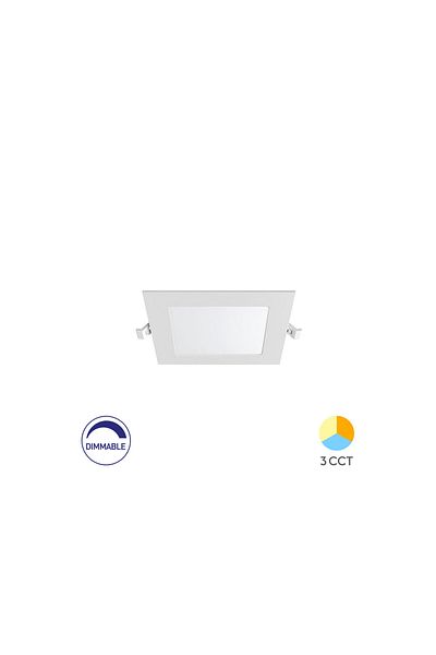 Braytron Panel LED mic SPOT LED PATRAT ST 4W DIM 3in1 D:110x110MM IP40 ALB