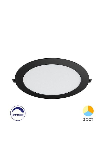 Braytron SPOT LED ROTUND ST 18W 1800LM DIM 3in1 F:229MM NEGRU IP40