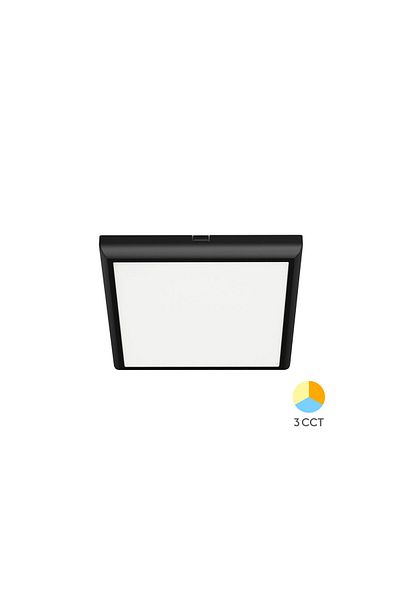 Braytron SPOT LED Square Panel 20W 2000lm 3in1 Black IP40