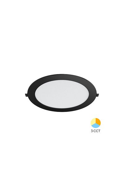 Braytron SPOT LED ROTUND ST 18W 8INC-NEGRU 3in1
