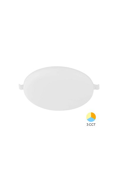 Braytron Panou LED microfon SPOT LED ROTUND ST 36W 3500lm 3 în 1 ALB