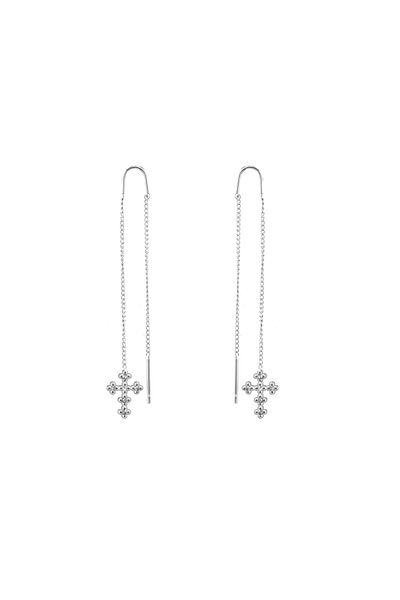 Go Dutch Label Pull Through Cross (stainless steel silver)