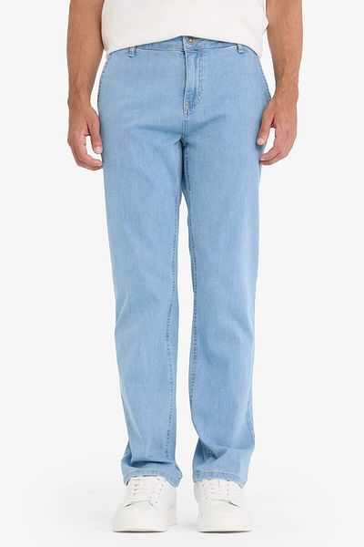 DeFacto Sergio Regular Fit Κανονικό Παντελόνι Τζιν με Σωλήνα Μέσης F5646AX25AU