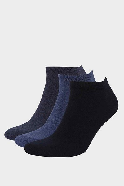 DeFacto Men's 7-Piece Cotton Booties Socks C4489Axns