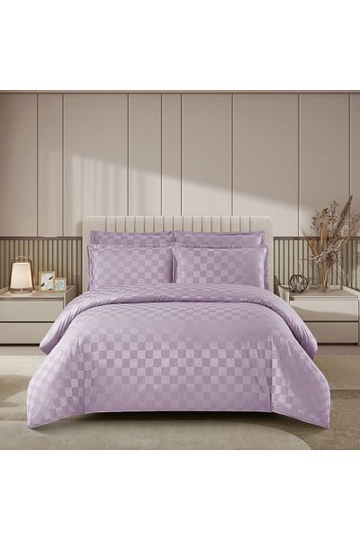 CHIRASO CHIRASO Bedding, Elegant DAMASK, ELASTIC Sheet 180x200+25cm, Duvet Cover 200x230cm, 2 Pillowcases