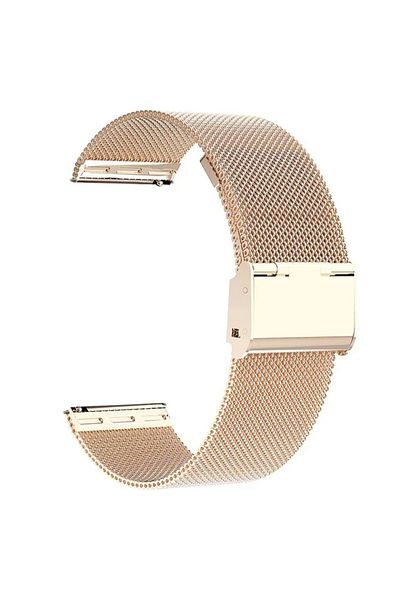 Choice 20mm width Rose Gold 22mm 20mm Metal Watch Strap For Garmin Vivoactive 3 4 5 Forerunner 245 645 158
