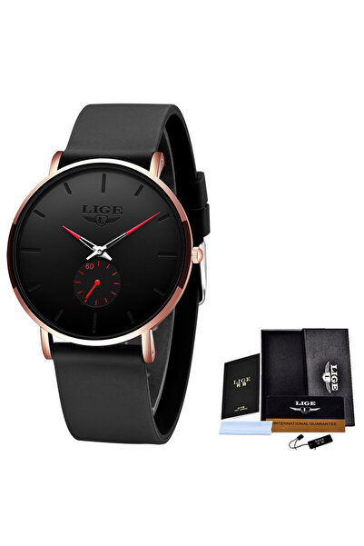 Lige ساعات رجالية رياضية جديدة باللون الأحمر الوردي 2023، علامة تجارية فاخرة،...