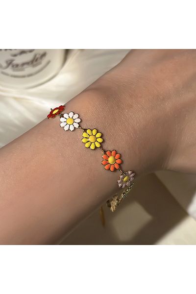 Choice Style A Sweet Daisy Flower Bracelet Fashion Personality Minimalist Aesthetic Flowers Charm Bracelet