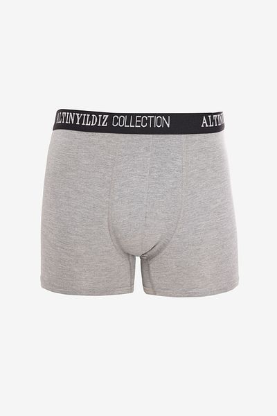 ALTINYILDIZ CLASSICS Ανδρικά μποξεράκια με μαλακή υφή σε γκρι 2 πακέτα