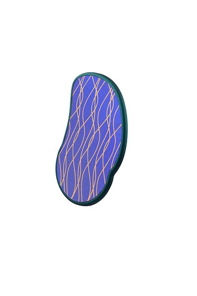 OEM Crystal epilator, 7 x 11 cm, green, purple
