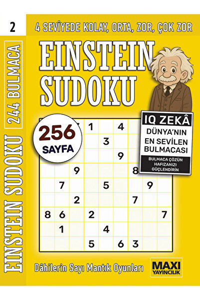 MAXİ Sudoku Dahilerin Sayı ve Mantık Oyunları 2