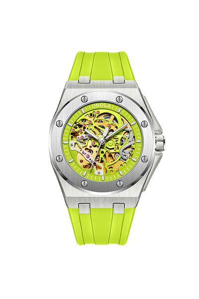 Choice silver green ONOLA Watch Top Brand Luxury Sports Men Wristwatch Waterproof Automatic Mechanical Wat