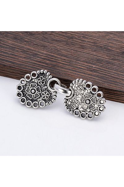 Choice Silvery A 1pc Retro Plating Duckbill Buckle Clothing Decor Chain Cardigan Clip Sweater Blouse Clip C