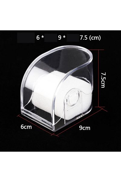 Choice WHITE 1Pc Rectangular Transparent Box Plastic Watch Display Storage Holder Case Adult Children's Sma