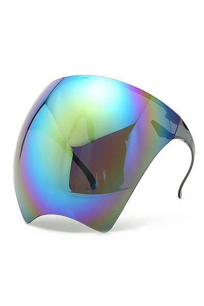 Choice other Black Real White Oversized Faceshield Protective Glasses Goggles Men Women Anti-Spray Mask Pro