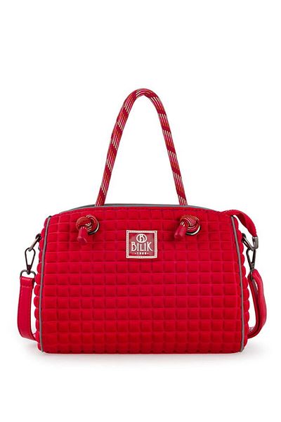 Bilik Deri Scuba Red Women's Handbag Speedy-M