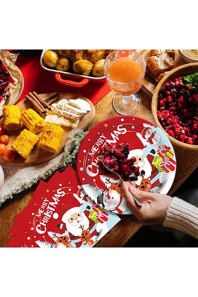 Aliyaky party tableware set, cardboard, multicolor, 82 pieces