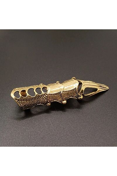 Choice bronze Y2K Punk Style Joint Full Finger Ring Claw Loop Rings For Women Men Halloween Cosplay Costume