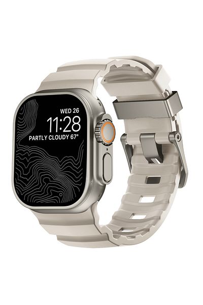 Choice 42 44 45 46 49mm Starlight Sport Band For Apple Watch Ultra 2 10 9 8 7 6 SE 5 4 Soft Silicone Titani
