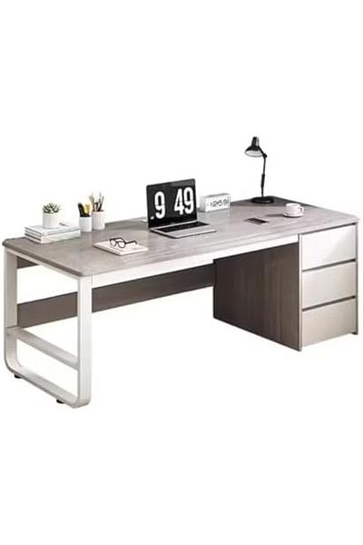 Türkiye Multifunctional Computer Table And Office Desk With 3 Drawers 120 CM
