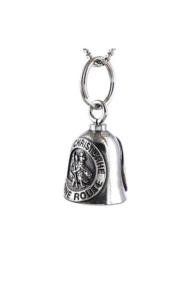 Choice AL12822 Fashion Trend Creative Engraving Religious Great Man Portrait Bell Pendant Motorcycle Neckla