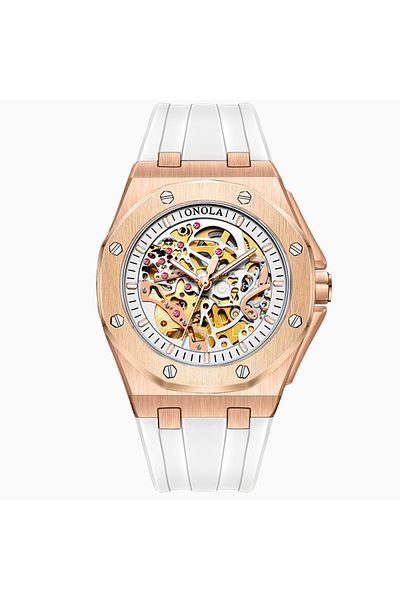 Choice rose white ONOLA Watch Top Brand Luxury Sports Men Wristwatch Waterproof Automatic Mechanical Watch