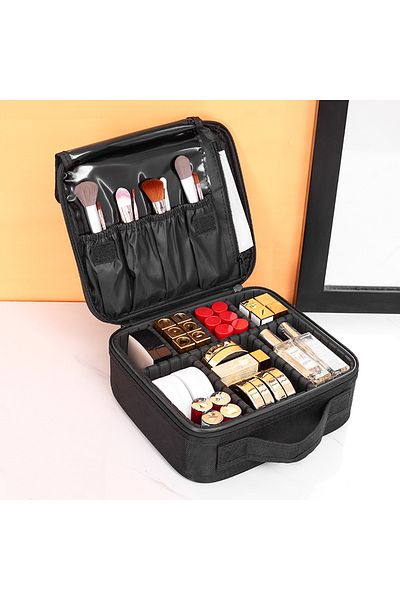 Choice XS Three-layer Cosmetic Case Large Waterproof Oxford Cloth Manicure Makeup Toolbox,Travel Underwear