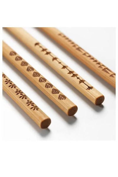 IKEA Premium Product Quality Production Durable Convenient Stylish Practical Use 4 Pairs of Chopsticks Trebent