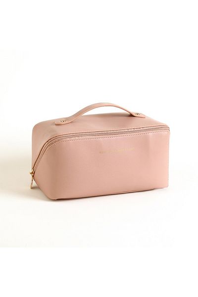 Choice Light Pink Cosmetic Bag New Portable Female Travel Large Capacity Wash Bag Cosmetic Storage Bag Box