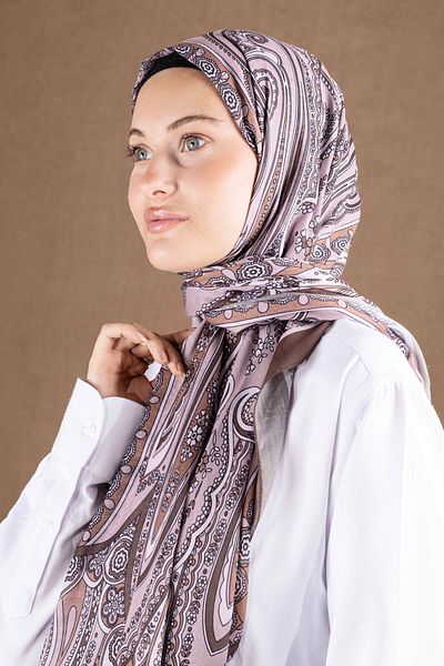 Akel Digital Soft Shawl Ethnic Pastel Pattern2