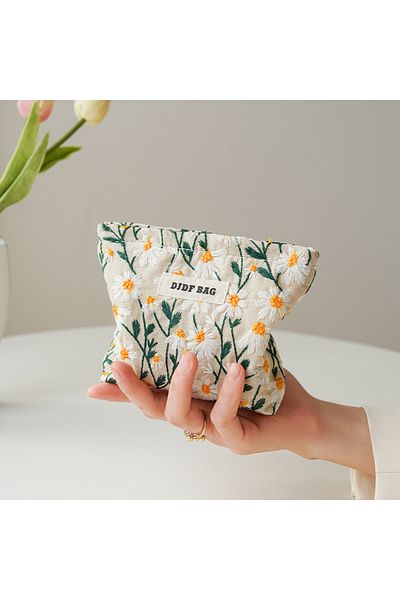Choice 1 Women's Makeup Bag Small Black High-quality Cosmetics Lipstick Loose Change Storage Bag Portable .
