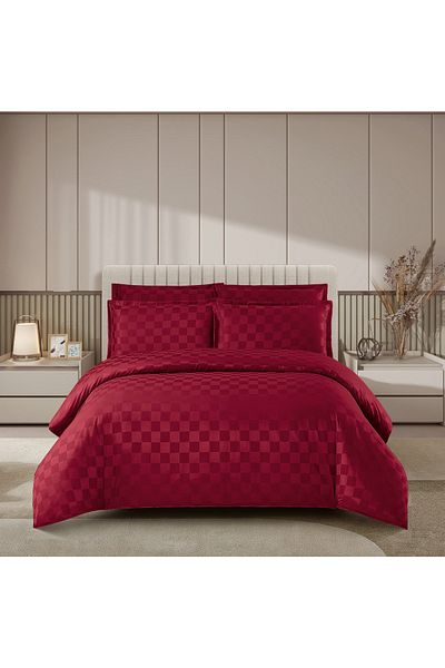 CHIRASO CHIRASO Bedding, Elegant DAMASK, ELASTIC Sheet 180x200+25cm, Duvet Cover 200x230cm, 2 Pillowcases