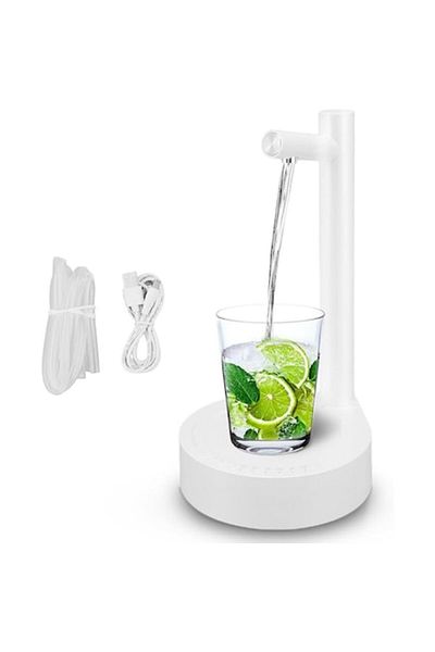 OEM Smart Electric Water Bottle Dispenser, Abs/Silicone, On/Off Button, Usb Charging