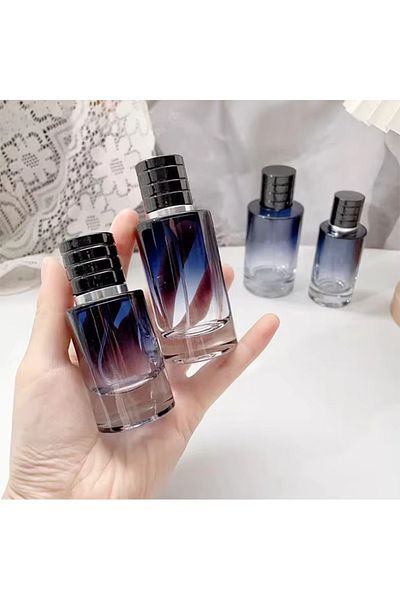 Choice Glass 50ml 1pcs 30ml-100ml Gradient Color Portable Glass Refillable Perfume Bottle Cosmetic Containe