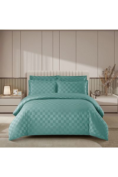 CHIRASO CHIRASO Bedding, Elegant DAMASK, ELASTIC Sheet 180x200+25cm, Duvet Cover 200x230cm, 2 Pillowcases
